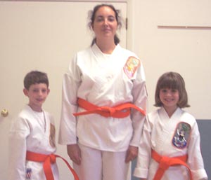 YWCA orange belts